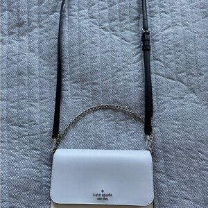 Kate Spade Gray, Cream & black Crossbody Bag